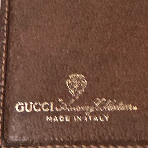 GUCCI vintage EUC Sherry Line bifold wallet. This wallet is about 25 years old - Picture 2 of 8